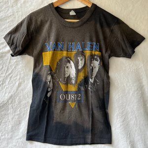 RARE Vintage 1988 Van Halen OU812 Tour Shirt Size Medium w/ Back Hit!